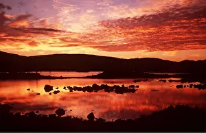 Sympathy: SKYE - Sunset over Rannock Moor Island