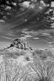 Sandstone: Slickensides, San Lorenzo Canyon, Bureau of Land
