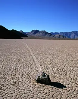 Cracks: Sliding Rock at Racetrack Playa