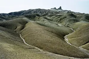 Slopes: Slopes - old crater on mount top - landscape around