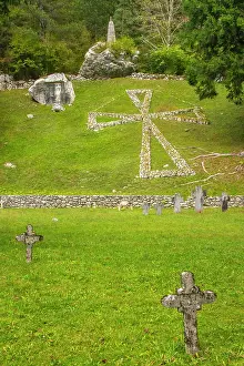 Memorial: Slovenia, Soca. WWI cemetery. ic Cathy & Gordon Illg / Jayne