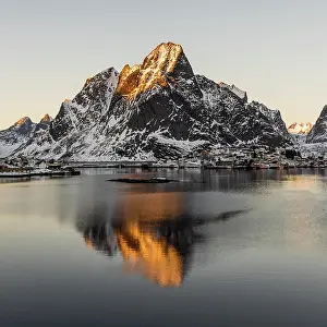 Lofoten: The small fishing village Reine on the Lofoten islands i