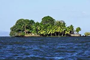Mesoamerica: Small island with tropical vegetation in Lake Nicaragua