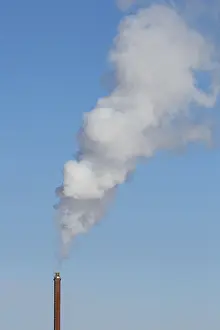 Smoking: Smoking chimney stack - Dalarna, Sweden