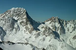 Plane: Snow-capped mountains
