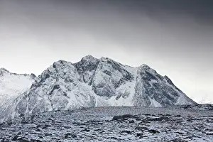 Laukvik: Snow covered Mountains in winter