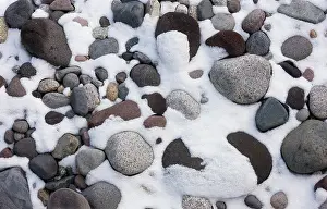 Rainier: Snow and rocks, Mt. Rainier National Park