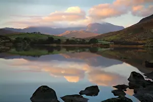 Snowdon: Snowdon at first light with a layer of cloud with