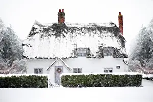 Cottages: snowman