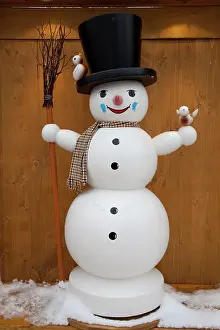 Snowman: Snowman, figure manufactured in the Ore Mountains