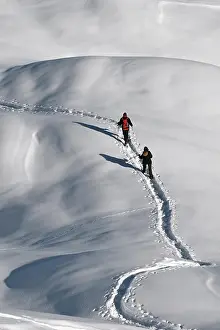 Sports: Snowshoe hiking in the Beverin nature park Park