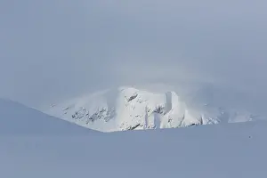 Sunndalsfjella: Snowy mountain landscape - Dovrefjell-Sunndalsfjella