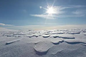 Sunndalsfjella: Snowy mountain landscape - Dovrefjell-Sunndalsfjella