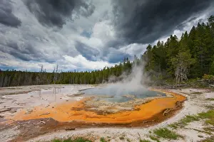 Geysers: Solitary Geyser - on the eastern trail to Observation