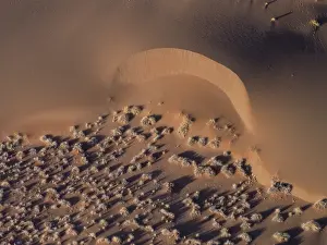 Sanddunes: Sossusvlei sanddunes from out the sky