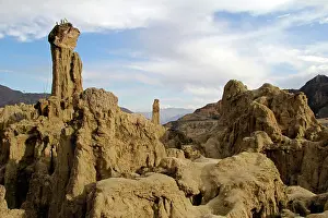 Clay: South America, Bolivia, Mallasa. Landscape