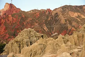 Clay: South America, Bolivia, Mallasa. Landscape