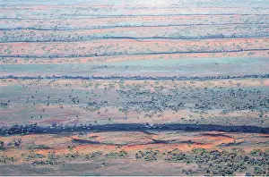 Stripes: South AUSTRALIA - Strzelecki desert - red longitudinal