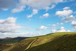 Downs: South Downs, looking east from Truleigh Hill