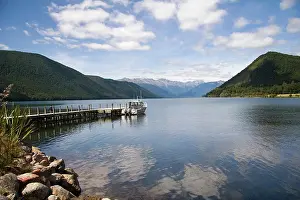 Docked: South Island, New Zealand. A beautiful glacial