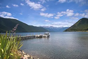 Docked: South Island, New Zealand. A beautiful glacial