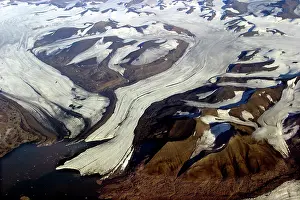Spitzberg: South Spitzberg, Svalbard, Norway - aerial