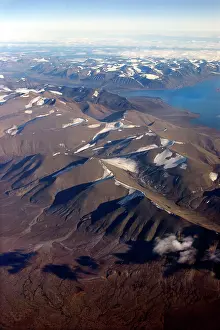 Spitzberg: South Spitzberg, Svalbard, Norway - aerial