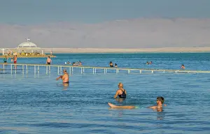 Israeli: Southern Dead Sea, People, Bathing, En Bokek, Israel