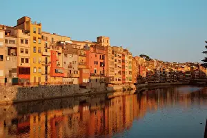 Girona: Spain. Catalonia. Gerona. Houses on the