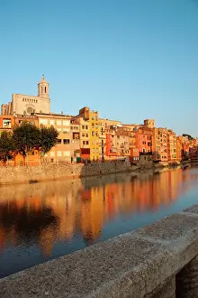 Spain. Catalonia. Gerona. Houses on the