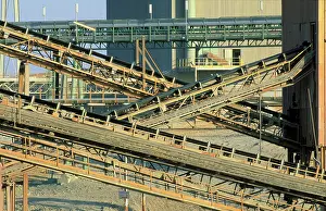 Minas: Spain - Conveyor belts at the Rio Tinto mines near