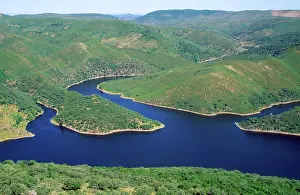 Scrubland: Spain - green hills after winter of good rainfall