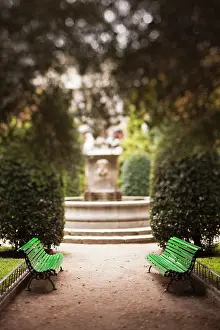 Courtyard: Spain, Madrid, Atocha Area, Centro de Arte