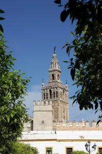 Spire: Spain, Seville. The Cathedral of Seville