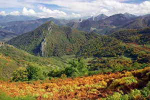 Picos: Spain - View of Picos de Europa mountains in autumn