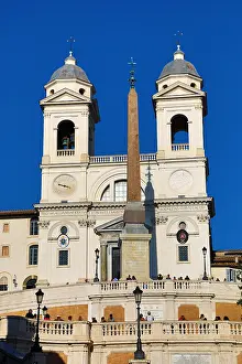Steps: The Spanish Steps and the Trinita dei Monti church