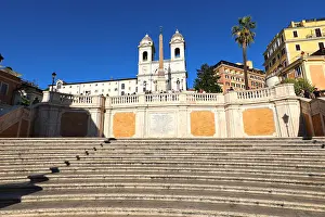 Steps: The Spanish Steps and the Trinita dei Monti church