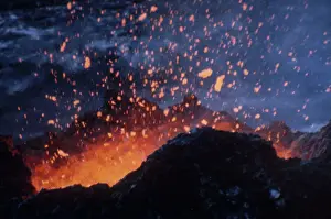 Spatter: Spatter Cone, Kilauea, Hawaii
