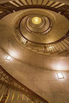 Spiral: Spiral staircase in the Supreme Court Building