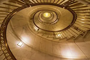 Spiral: Spiral staircase in the Supreme Court Building