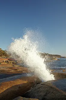 Vent: Splash from Blowhole, Bicheno, Eastern Tasmania