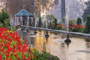 Wilson: Srinagar, Jammu and Kashmir, India. Decorative fountain