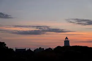 240118: St Agnes Lighthouse at Sunset - Isles of Scilly - UK
