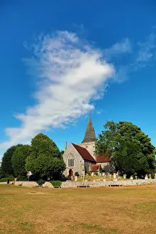 050818: St Andrew's Church, Alfriston, West Sussex, England