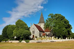 050818: St Andrew's Church, Alfriston, West Sussex, England