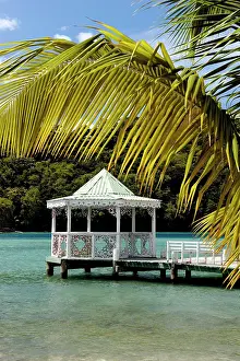 Piers: St. Lucia - The Bandstand at Bamboo Bar, Marigot Bay