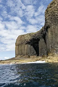 Staffa: Staffa Island, volcanic island formed of basaltic