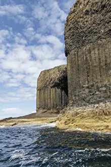 Staffa: Staffa Island, volcanic island formed of basaltic