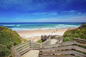 Surf: Staircase to the iconic Cape Woolamai Surf Beach o