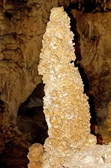 Guadalupe: Stalagmite Formation in Carlsbad Caverns